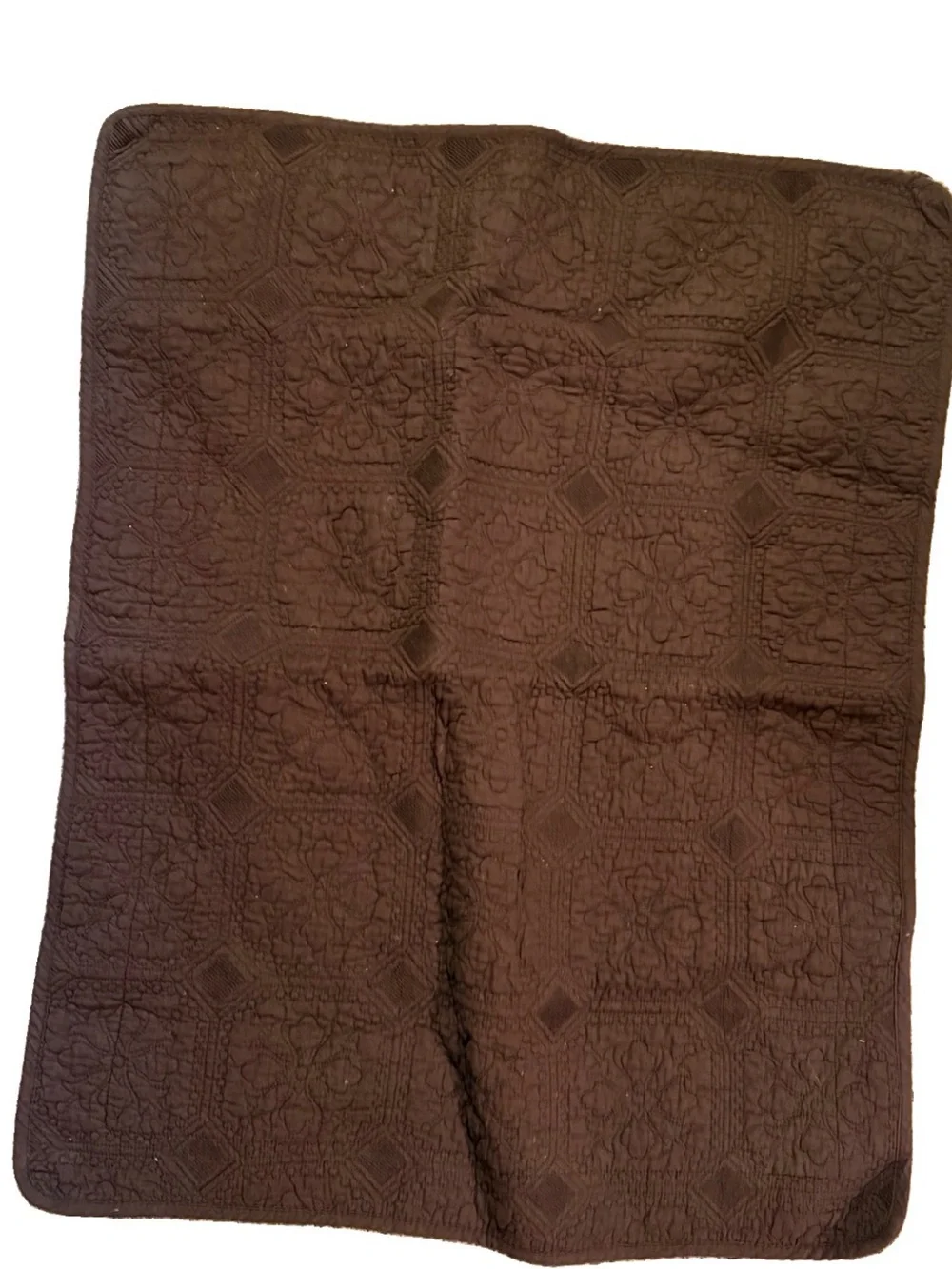 Earl & Wilson Textured Woven Sham Pillow Case , 100% Brown Cotton 21x27